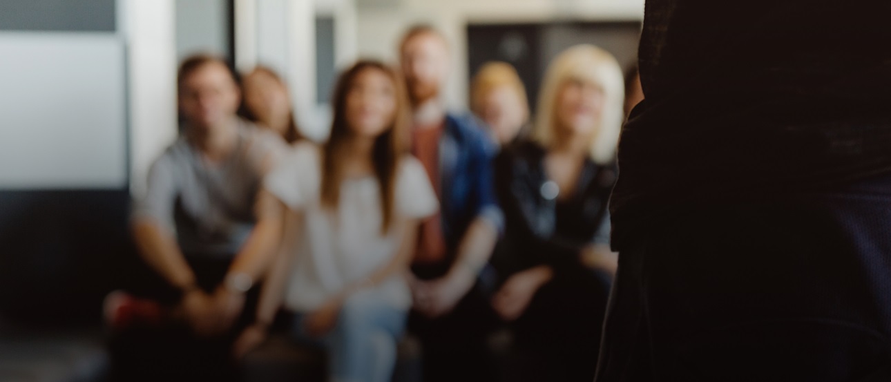 A group of people attending a workshop