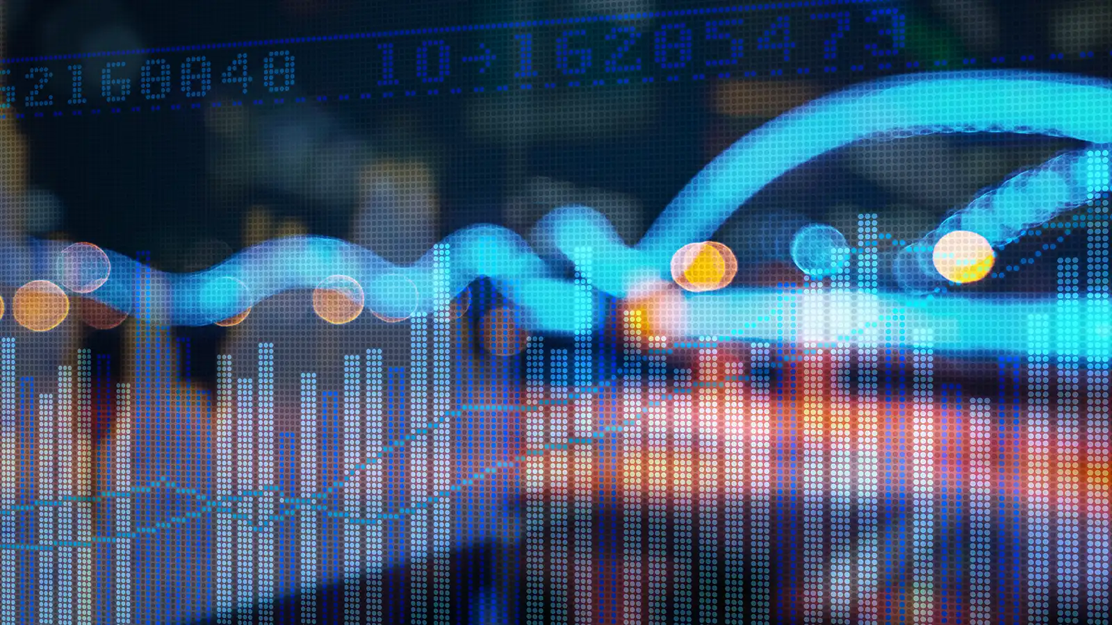 A generic chart with economics data